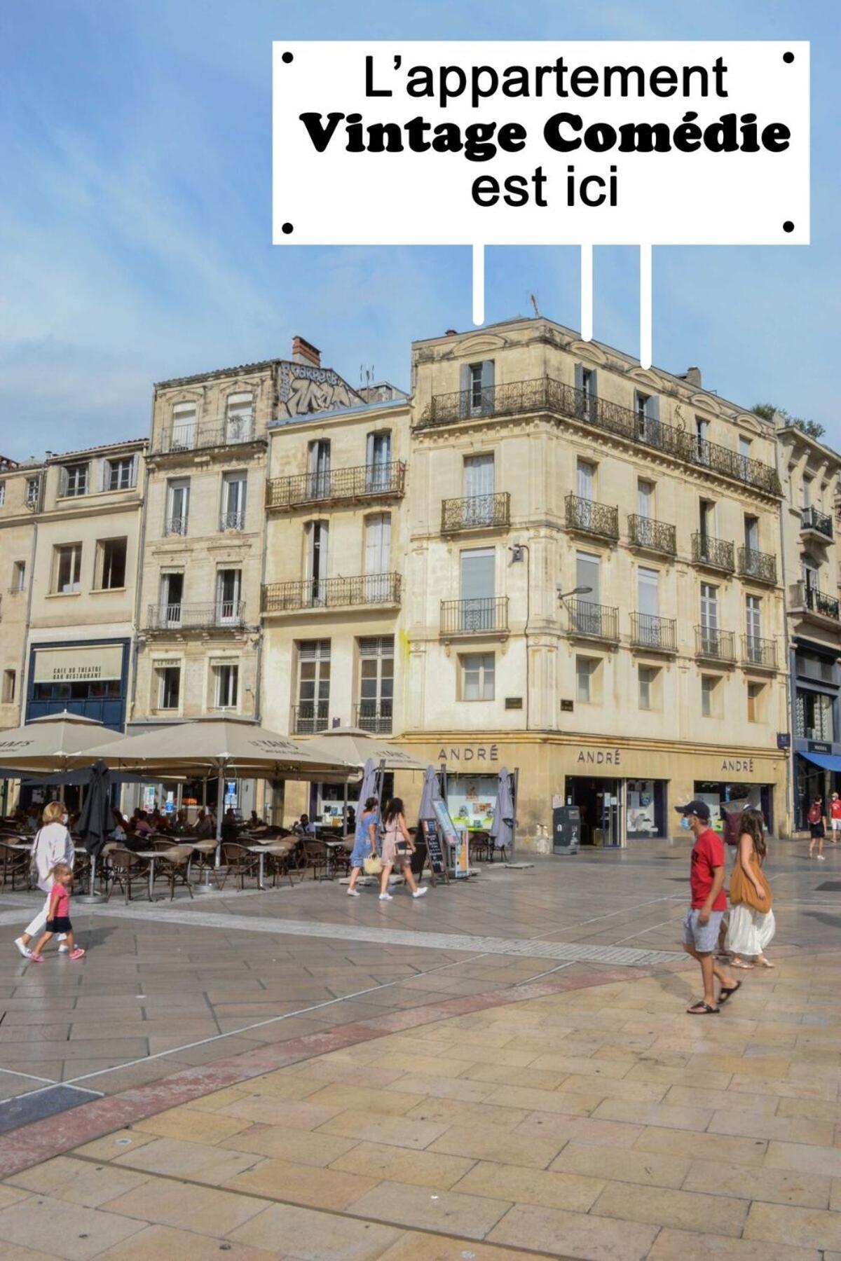 L'Atelier - Climatisation Et Vue Place De La Comedie Montpellier Luaran gambar
