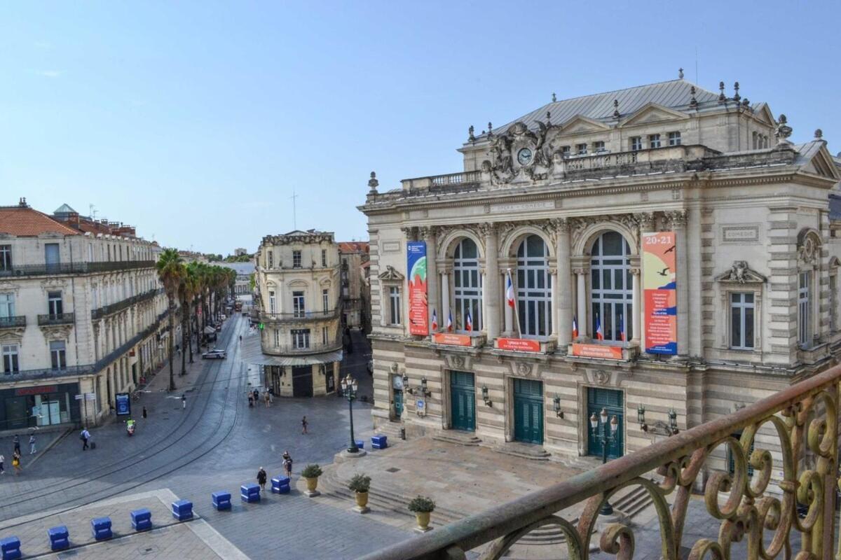 L'Atelier - Climatisation Et Vue Place De La Comedie Montpellier Luaran gambar